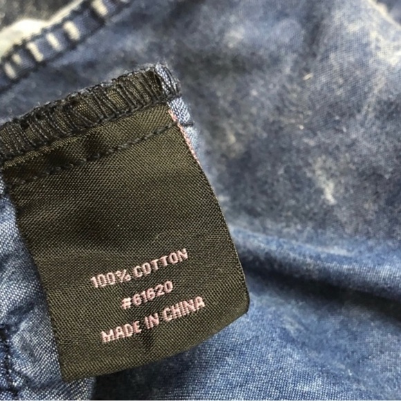 Ko Ko Ailis Cotton Chambray Tunic/Mini Dress Size 3X - Picture 6 of 6